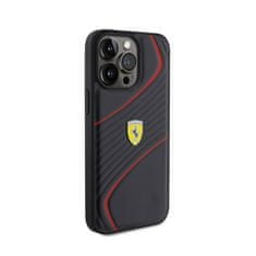 Ferrari Ferrari Twist Metal Logo - Kryt Na Iphone 15 Pro Max (Černý)