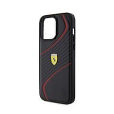 Ferrari Ferrari Twist Metal Logo - Kryt Na Iphone 15 Pro Max (Černý)