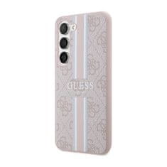 Guess Guess 4G Printed Stripe - Samsung Galaxy S23 Pouzdro (Růžová)