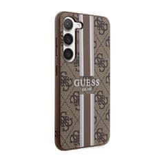 Guess Guess 4G Printed Stripe - Samsung Galaxy S23+ Pouzdro (Hnědé)
