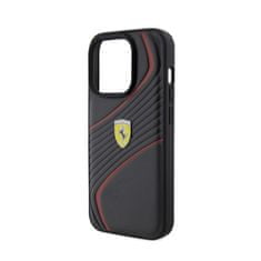 Ferrari Ferrari Twist Metal Logo - Kryt Na Iphone 15 Pro (Černý)