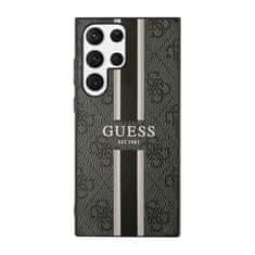 Guess Guess 4G Printed Stripe - Samsung Galaxy S23 Ultra Pouzdro (Černé)