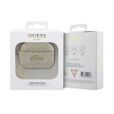 Guess Guess 4G Glitter Flake - Airpods Pro 2 Pouzdro (Zlatá)