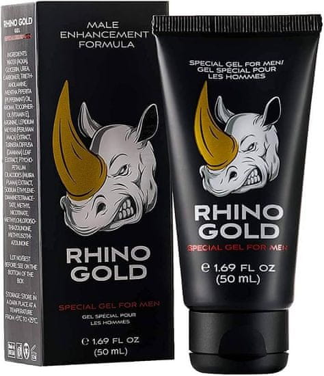 Different Company Rhino Gold gel gel na zvětšení penisu, který prodlužuje erekci 50 ml