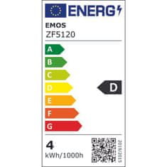 Emos LED žárovka Filament A60 / E27 / 3,4 W (40 W) / 470 lm / teplá bílá
