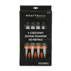 Kraft&Dele Sada pilníků na železo 5 ks 200mm KD10891
