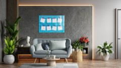Allboards ,Skleněná magnetická tabule- dekorativní obraz POZNÁMKY PLÁNOVAČ 90x60 cm,TS96_40009
