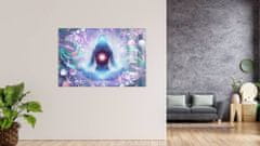 Allboards ,Skleněná magnetická tabule- dekorativní obraz JOGA ZEN LOTOS 60x40 cm,TS64_30010