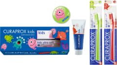 Curaprox Kids limitovaná edice, jahoda bez fluoridu, 60 ml Barva: Fialová, růžová
