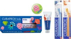 Curaprox Kids limitovaná edice, jahoda bez fluoridu, 60 ml Barva: Fialová, růžová