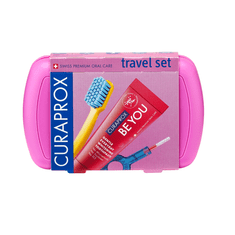 Curaprox Travel set růžový