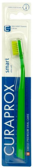 Curaprox CS Smart - zubní kartáček Ultra soft, 1 ks Barva: Zelaná-žlutá
