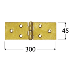 DOMAX Z 300 Závěs stavební 300x45x1,5 mm