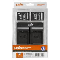 Jupio Set 2x LP-E12 - 875 mAh + Dual Charger pro Canon