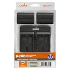 Jupio Set 2x LP-E6NH 2130 mAh + Dual Charger pro Canon
