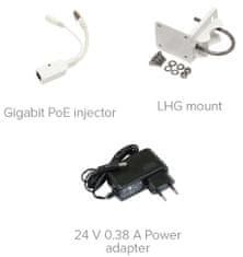 Mikrotik Venkovní jednotka LHG Wireless Wire Dish 60GHz, L3, kompletní spoj