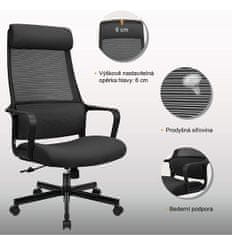 Antares Kancelářská židle Faro černá