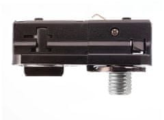 Light Impressions Deko-Light 1-fázový kolejnicový systém, D One 1-fázový adaptér pro montáž svítidel, 220-240V černá RAL 9011 70 mm 720037