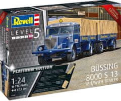 Revell Büssing 8000 S 13 s přívěsem, "Platinum Edition", Gift-Set auto 07580, 1/24