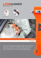 Lifehammer Bezpečností kladívko do auta - LifeHammer oranžové
