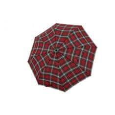 Doppler Carbonsteel Magic Check Red - dámský plně automatický deštník