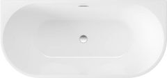 Deante Silia volně stojící akrylátová vana ke zdi bílá - 160 cm (KDS_016W)