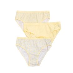 BERRAK Dámské kalhotky 3-pack žluté BR-MT-11370-9_404248 L