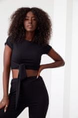 Fasardi Pruhovaná dámská halenka a kalhoty černé Velikost: UNIV