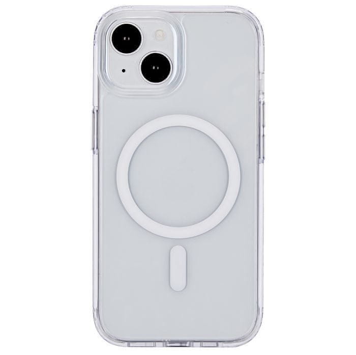Levně eSTUFF Magnetic hybrid case, pro iPhone 15 ES67140025, čirý