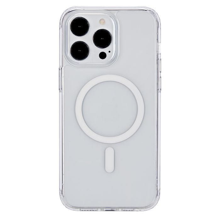 Levně eSTUFF Magnetic hybrid case, pro iPhone 15 Pro ES67140027, čirý