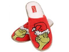 sarcia.eu Grinch Vánoční pantofle/nazouváky,dámské pantofle + ozdobná taštička 36-37 EU