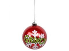 sarcia.eu The Grinch Sada vánočních ozdob, plastových ozdob na vánoční stromeček, 4 kusy 