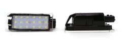 motoLEDy Nissan, Renault, Mercedes, Fiat LED registrační značky, 2 ks