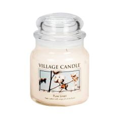 Village Candle Vonná svíčka - Čisté prádlo Doba hoření: 105 hodin, Víčko: skleněné