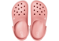 Crocs Crocband Clogs Unisex, 36-37 EU, M4W6, Pantofle, Dřeváky, Blossom/White, Růžová, 11016-6PH