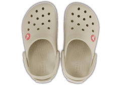 Crocs Crocband Clogs pro děti, 33-34 EU, J2, Pantofle, Dřeváky, Stucco/Melon, Béžová, 204537-1AS