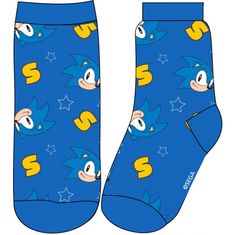 E plus M Dětské ponožky Ježek Sonic (3 páry)