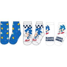 E plus M Dětské ponožky Ježek Sonic (3 páry)