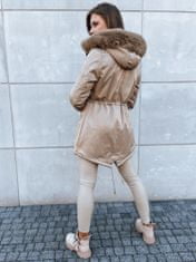 Dstreet Dámská zimní bunda Goddess béžová XL