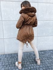 Dstreet Dámská zimní bunda Goddess hnědá XL