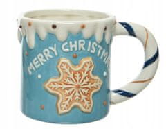 Kaemingk Keramický vánoční hrnek na čaj 9,5 x 9 x 14 cm 1ks