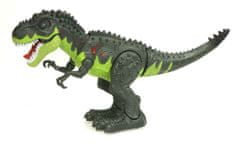 KIK Elektronický dinosaurus T-REX chodí řvát zeleně