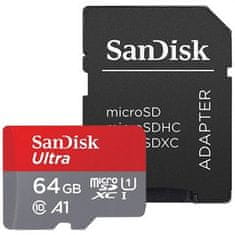 SanDisk Ultra/micro SDXC/64GB/UHS-I U1 / Class 10/+ Adaptér