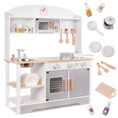 MG Wooden Kitchen dřevěná dětská kuchyňka s příslušenstvím