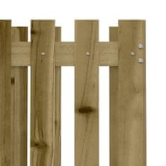 Vidaxl Zahradní truhlík plotový design 70x70x70 cm impregnované dřevo