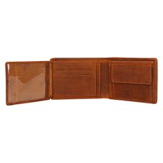 Lagen Pánská kožená peněženka 66-6403 TAN-OLD EAGLE