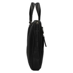 Lagen Pánská kožená taška na notebook BLC/4422/20 BLACK