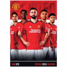 FotbalFans Nástěnný kalendář 2024 Manchester United FC
