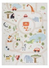 Dywany Łuszczów Dětský kusový koberec Bambino 1165 Zoo 80x150