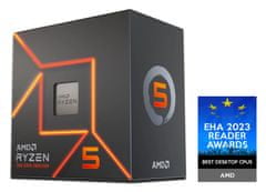 AMD Ryzen 5 7600 / LGA AM5 / max. 5,1GHz / 6C/12T / 38MB / 65W TDP / BOX vč. chladiče Wraith Stealth